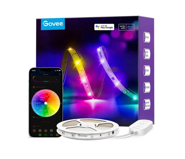 GOVEE Taśma LED H618C Basic LED Strip Light 10m WiFi Bluetooth RGBIC - 1366263 - zdjęcie